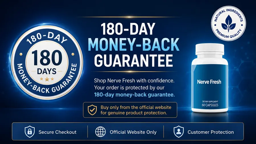 Nerve Fresh 180-Day Money-Back Guarantee